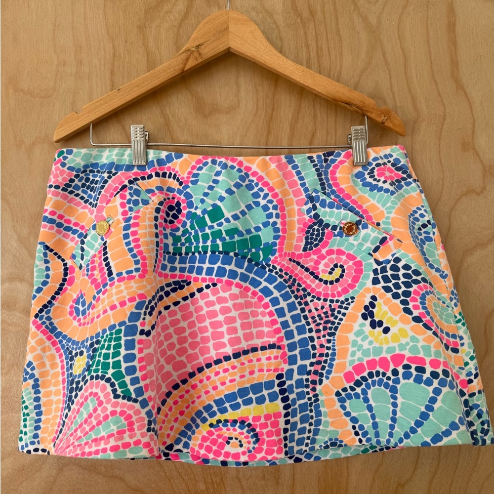 Lilly Pulitzer Vibrant Mosaic Mini Skirt